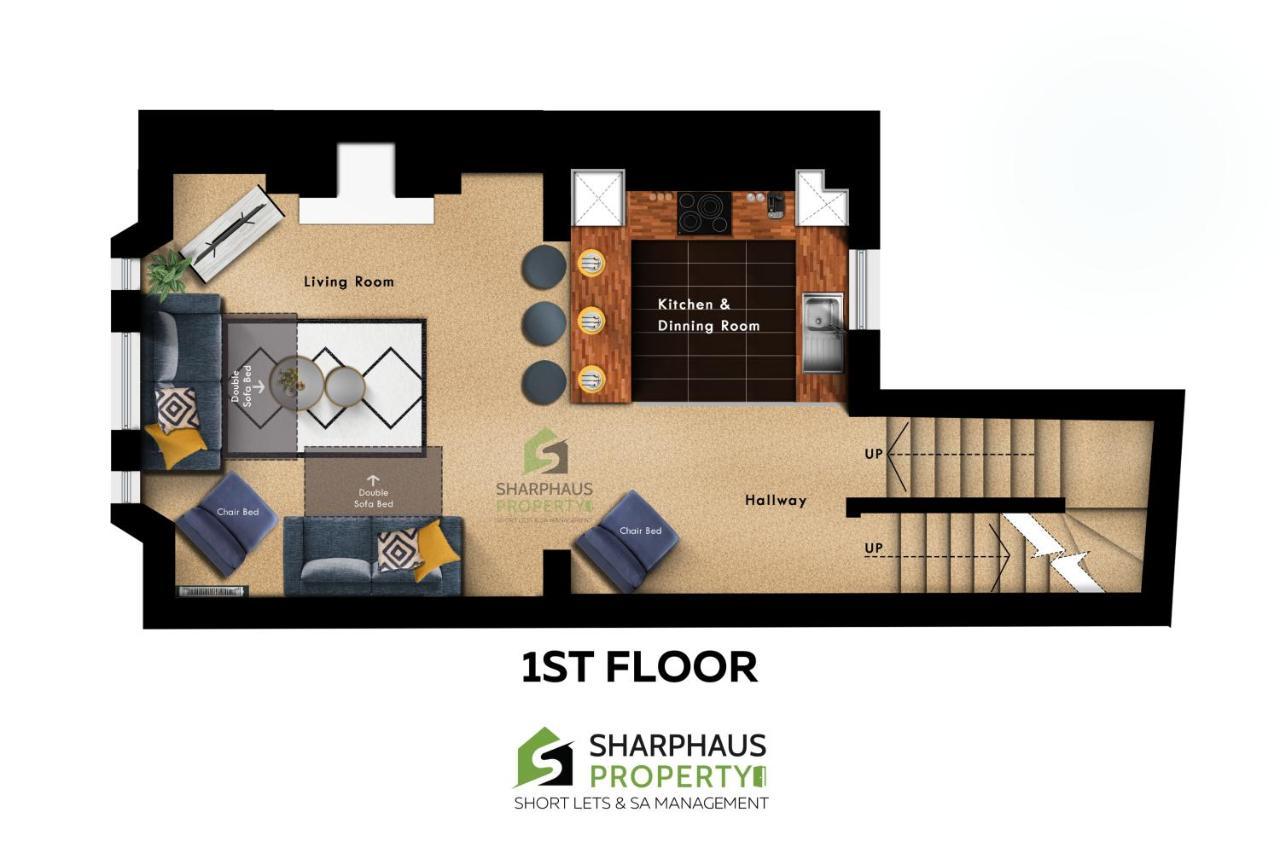 Charming Luxury 3Bed Apartment In A Prime Location By Sharphaus Short Lets & Serviced Accommodation Management Brighton Kültér fotó